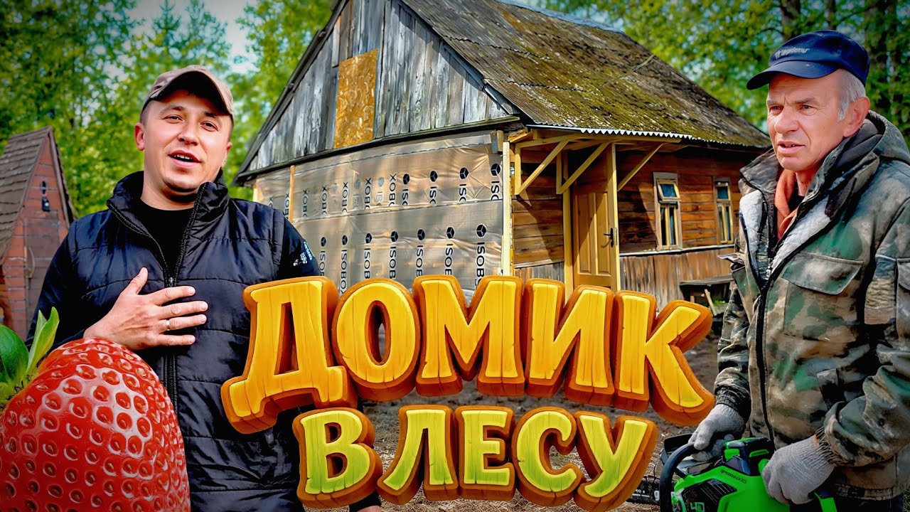 Как ЖИВУТ на ХУТОРЕ? ПЕРВАЯ ягода, МОРОЗ и деревенский ПИРОГ.