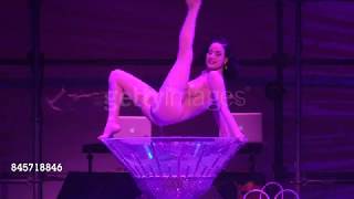 Dita Von Teese Philipp Plein Spring Summer 2018 Fashion Show Performance