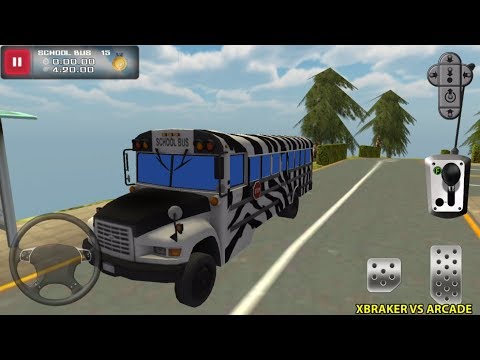 Bus & Taxi Driving Simulator New Vehicle School Bus Unlocked Android Gameplay #3