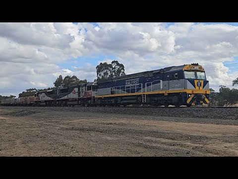 7MA9 SCT down Freight (CF4429+SCT004+SCT001), Laverton to Penfield, 1805, 28/12/24, Ararat West VIC