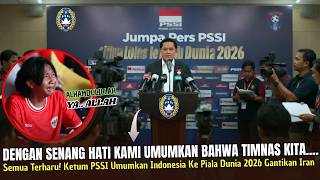 Download lagu 🔴MOMEN MENEGANGKAN !! Hari Ini Ketum PSSI Umumkan Timnas Indonesia Ke Piala Dunia 2026 Gantikan Iran mp3