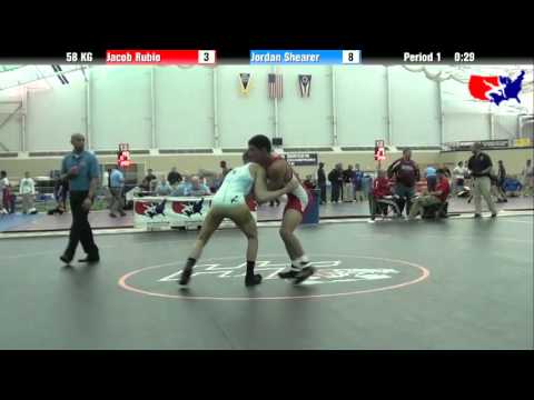 Jacob Rubio vs. Jordan Shearer at 2013 ASICS FILA Cadet Nationals - GR