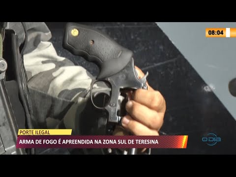 Arma é apreendida em campo de futebol onde crianças e adolescentes brincavam 19 05 2021