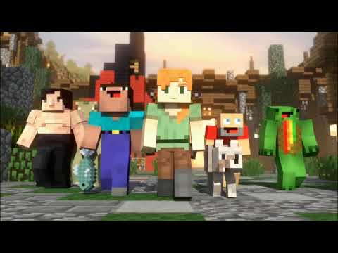 Minecraft Song♫ - "Issam Alnajjar - Hadal Ahbek & Tokyo Drift - Teriyaki Boyz"(Video Song)