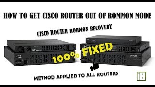 Cisco Router Rommon Recovery #GetCiscoOutOfRommon | ITCHAMPX