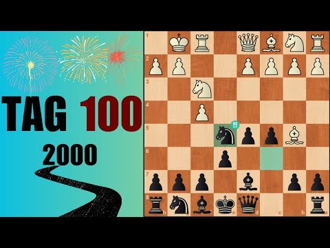 Ich spiele jeden Tag Schach bis 2000 ELO - Tag 100