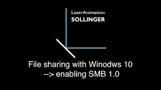 Filesharing with WIndows 10 - SMB 1.0 enabled!