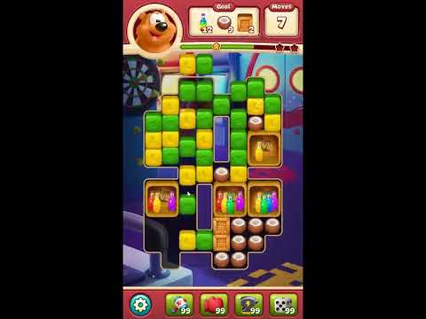 Toon Blast Level 6404 - NO BOOSTERS 🐻🐺🐱 | SKILLGAMING ✔️