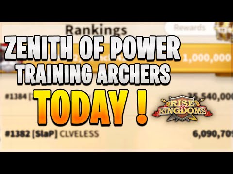 We Trained 1 Million Points for Zenith of Power Closer to 100M Goal Big Whale ? | Rise of Kingdoms