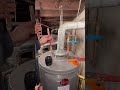 Replacing PEX Pipe with Copper on a Gas Water Heater. #plumbing #electrical #howto