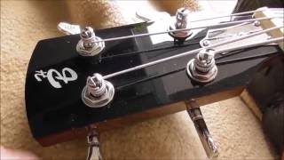 Video thumbnail for Harley Benton CLR Custom Line ResoBass Close up Review by tallthinkev