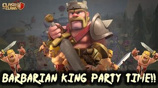 Clash of Clans - BARBARIAN KING PARTY TIME | Road to MAX TH7 |THE PADDEDROOM!! | COC
