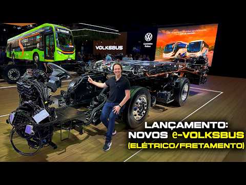 🚌EXCLUSIVO: NOVOS ÔNIBUS VOLKSWAGEN (Veja Elétricos, Diesel e a MAIOR família VOLKSBUS da história)