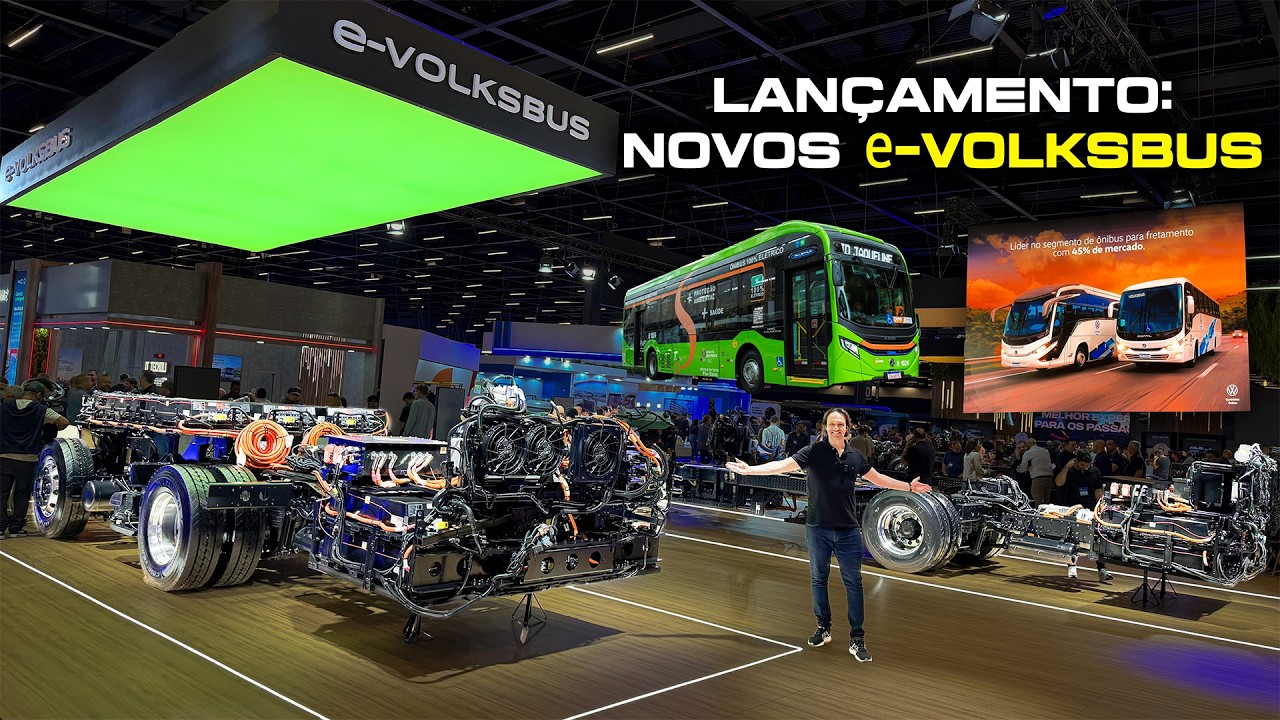 🚌EXCLUSIVO: NOVOS ÔNIBUS VOLKSWAGEN (Veja Elétricos, Diesel e a MAIOR família VOLKSBUS da história)