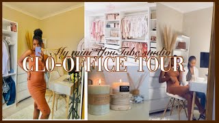 My Clo-Office tour | Cute and Minimalist | South african youtuber