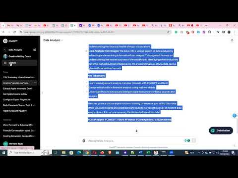 Unveiling Data Analysis Secrets with ChatGPT: Video Games, Finance, and Beyond