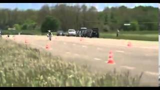 French cyclist breaks land speed record using rocket propulsion