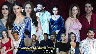 UNCUT | Deewaniyat Ki Diwali Party 2025 | Jannat Zubair, Munawar Faruqui, Tejaswi Prakash,Mouni Roy