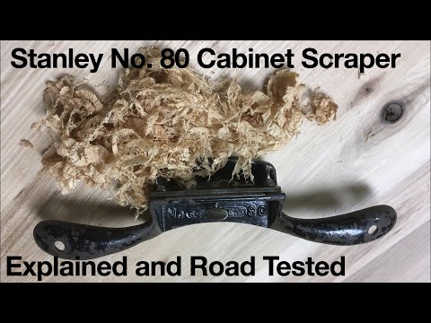 Stanley No. 80 Cabinet Scraper Explained and Road Tested