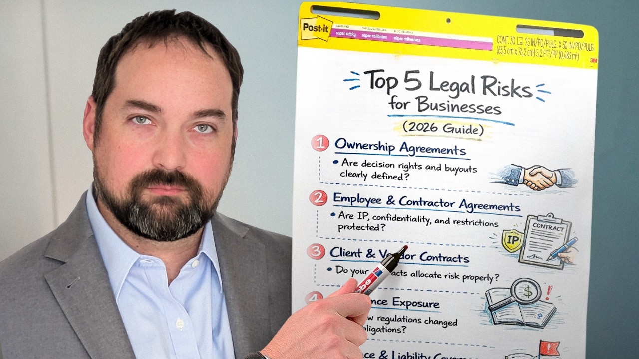 Top 5 Legal Risks Business Owners Should Watch for Every Year (2026 Guide)