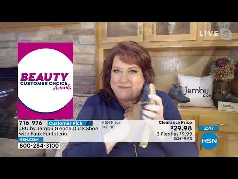 JBU by Jambu Glenda Duck Shoe with Faux Fur Interior