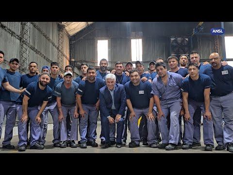 Claudio Poggi, Gobernador de San Luis, en Plastar San Luis