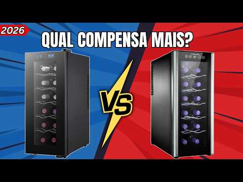 Adega 12 GARRAFAS Midea ou Electrolux? Qual Adega De COMPRAR Em 2026?