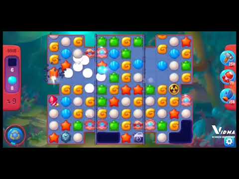 Fishdom. 9516 hard level no boosters and diamonds. 15 moves