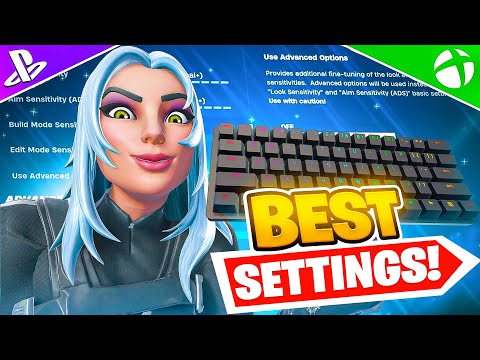 *NEW* BEST Console Keyboard & Mouse sensitivity + Settings in Chapter 6 (PC/PS5/XBOX)