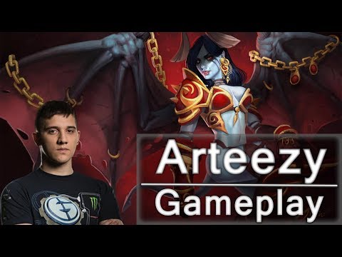 EG.Arteezy Queen of Pain Gameplay - Evil Geniuses