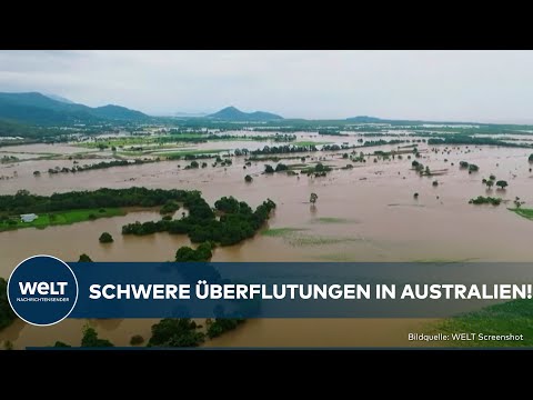 AUSTRALIEN: Tropensturm Jasper bringt Chaos! Heftige Überschwemmungen - Evakuierungen in Queensland!