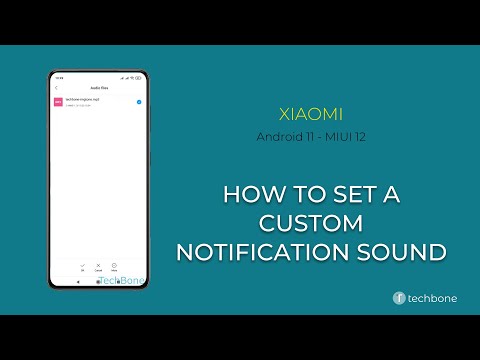 How to Set Custom Notification Sound - Xiaomi [Android 11 - MIUI 12]