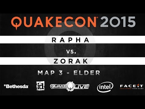 Rapha vs. Zorak - Map 3 - Elder (QUAKECON 2015 DUEL)