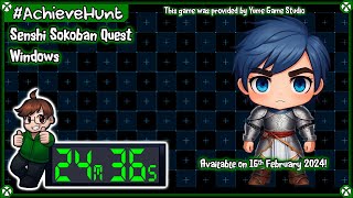 #AchieveHunt - Senshi Sokoban Quest (Windows) - 1000G in 24m 46s!