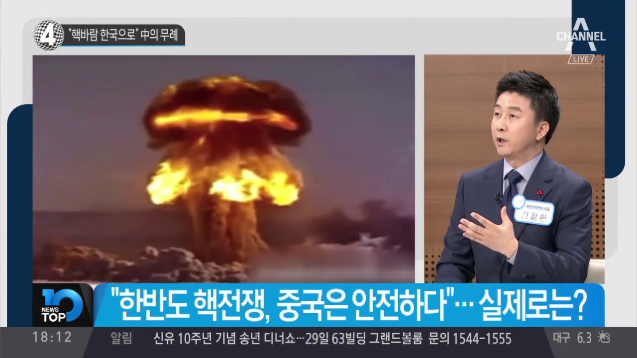 “핵 바람 한국으로” 中의 무례