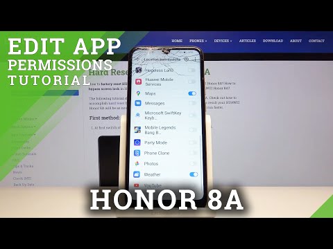 How to Enter Apps Permission in HONOR 8A – Manage Apps Permission