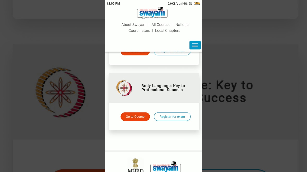 SWAYAM- How to check progress (Tutorial)