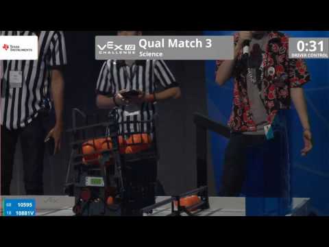 VEX Worlds 2016 - VEXIQ Middle School - Science - Qual 3 (10595 10881V) 137
