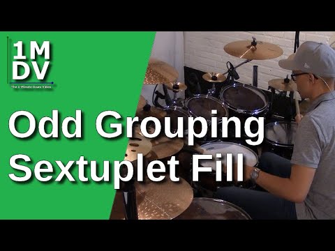 1MDV - The 1-Minute Drum Video #72 : Odd Grouping Sextuplet Fill