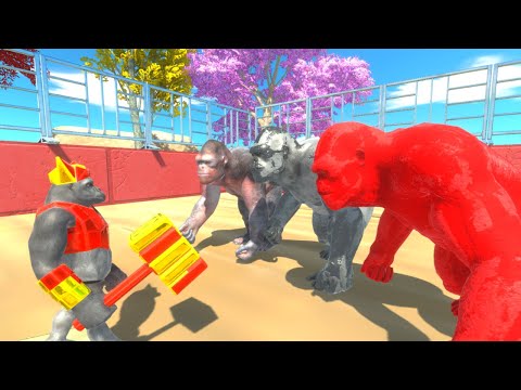 How Many Ghor to Defeat The 3 Goros? - Animal Revolt Battle Simulator