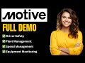 Motive Demo: Fleet Management Software, Driver Safety & Equipment Monitoring