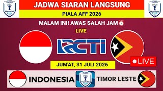 Download lagu JADWAL SIARAN LANGSUNG HARI INI LIVE RCTI - Jadwal Indonesia vs Timor Leste DI Piala AFF 2026 mp3