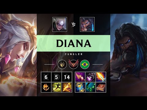 Diana Jungle vs Udyr - BR Grandmaster Patch 25.13