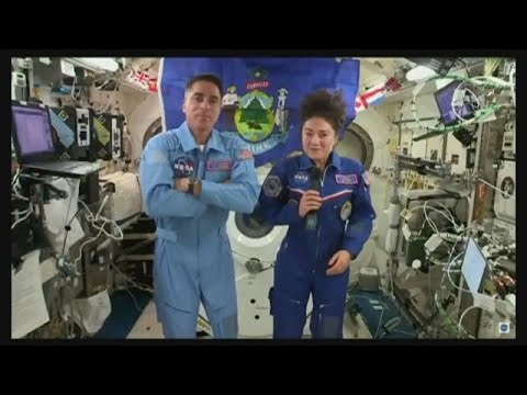 Maine astronauts host historic conversation from space