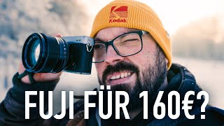 Die günstigste Fujifilm, die ich finden konnte: Fujifilm X-E1