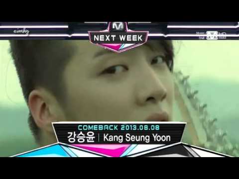 130801 Kang Seung Yoon comeback next week