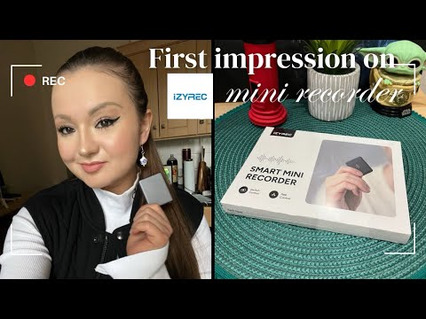 Capture Ideas Easily with iZYREC MINI Digital Voice Recorder