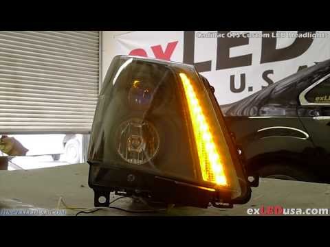 Cadillac CTS custom LED headlights