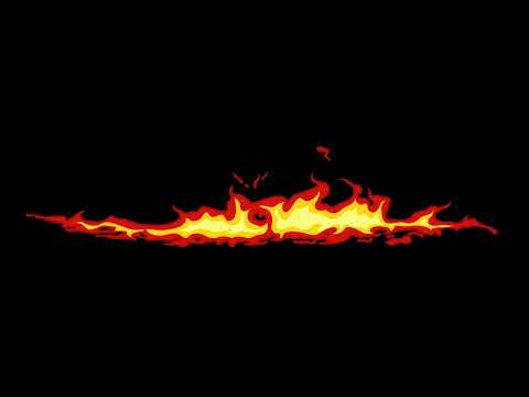Cartoon Fire Element 1 - Royalty Free Overlays and Green Screen Effects