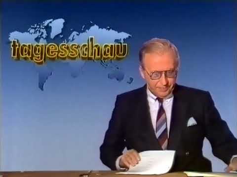ARD Tagesschau & Sendeschluss Karl-Heinz Köpcke Sa. 16.2.1985